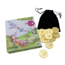 Tooth Fairy Gold Coin Gift Set in pink